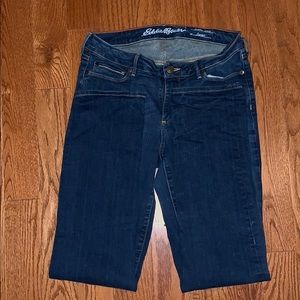 Eddie Bauer slightly curvy straight leg jeans